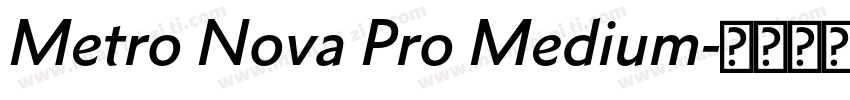 Metro Nova Pro Medium字体转换